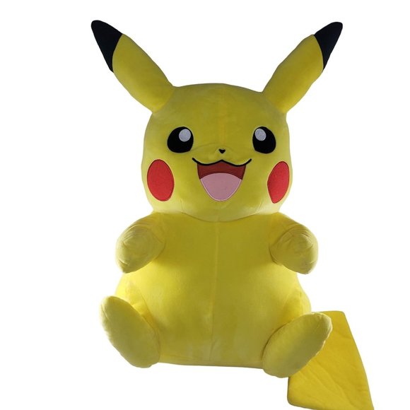 WCT Wicked Cool Toys Pokemon Pikachu Plush Stuffed Animal Large 24" 2020 - Picture 1 of 8